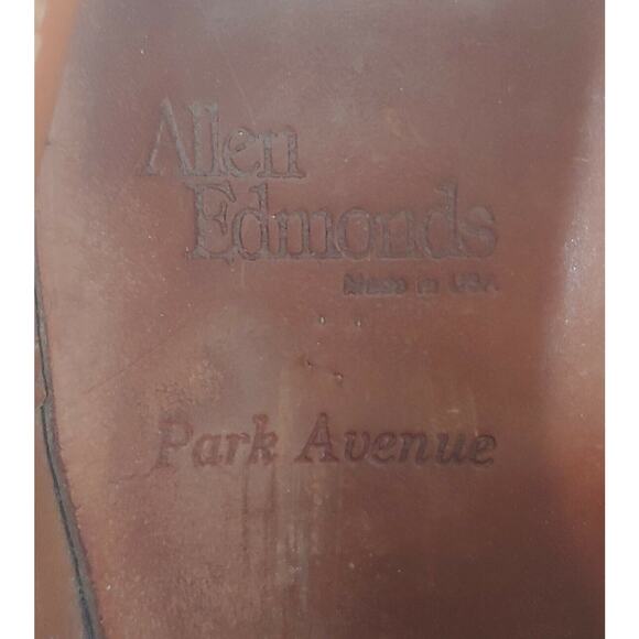 Allen Edmonds Brown Leather Bond Street Cap Toe Oxfords Shoes Mens 11 main image 8